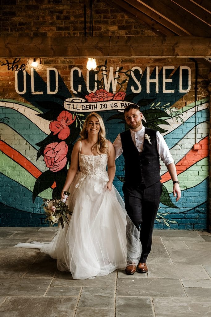the old cow shed wedding photographer; Erin & John